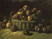 Vincent Van Gogh Still life with Basket of Apples (nn04) oil painting picture wholesale